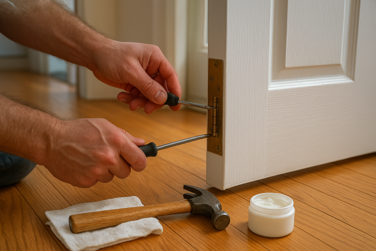 How to Fix a Squeaky Door Hinge for Good