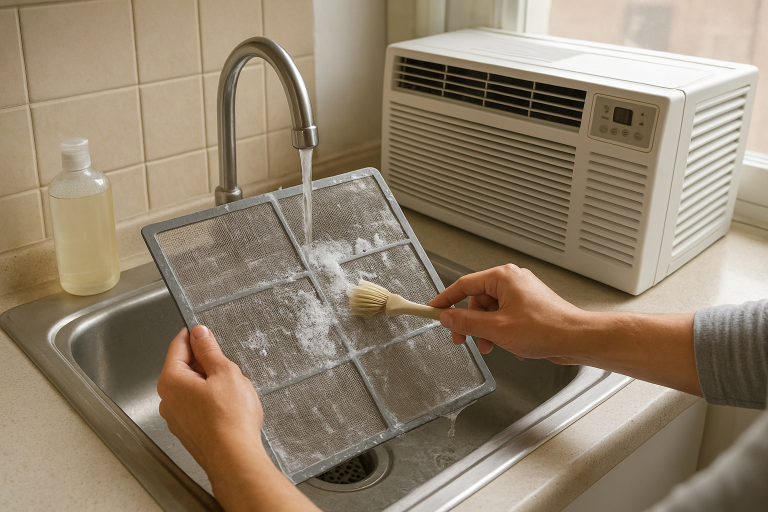 How to Clean a Window Air Conditioner Filter