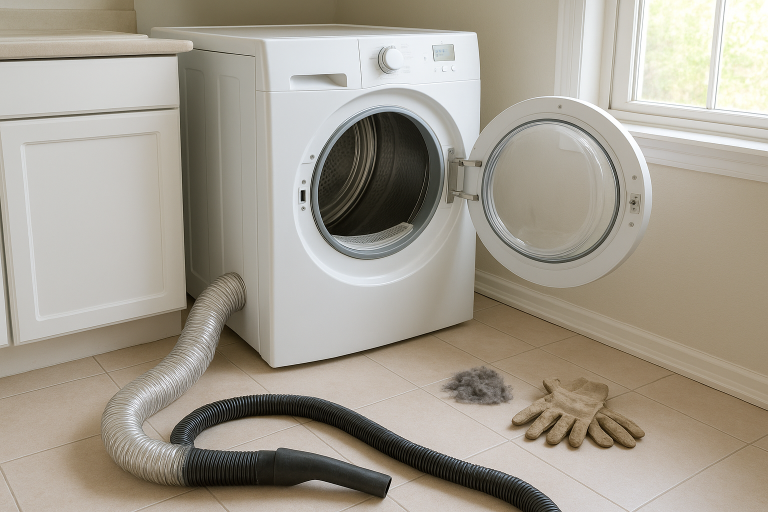 How to Clean a Dryer Vent Without Making a Mess