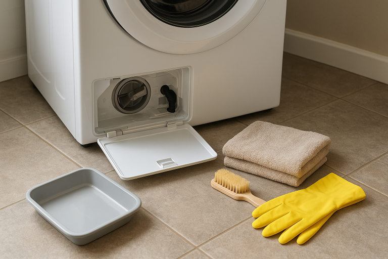 How to Clean a Front-Load Washer Pump Filter