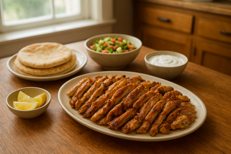 Easy Chicken Shawarma with Yogurt Marinade
