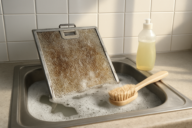 How to Clean a Range Hood Filter the Easy Way