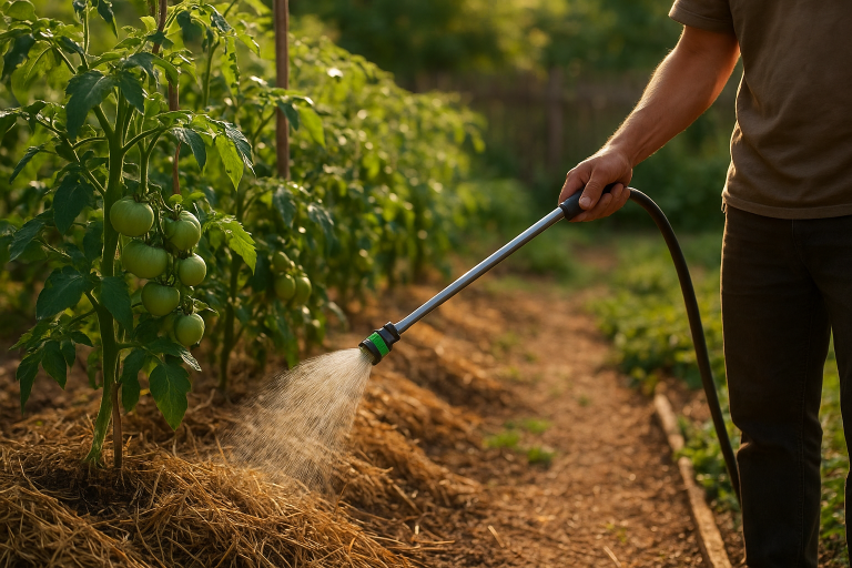 How to Water Tomato Plants in Hot Weather