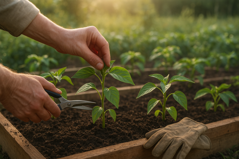 Topping Pepper Plants: When and How to Do It