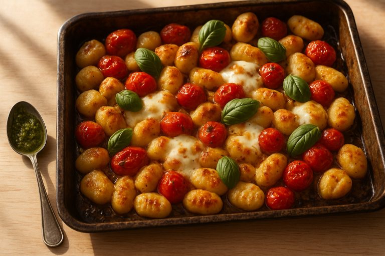 One-Pan Caprese Gnocchi for Easy Summer Dinners