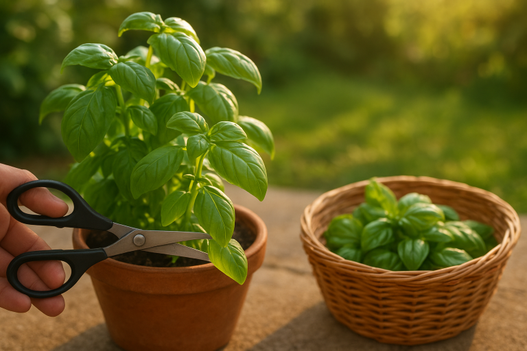 How to Harvest Basil So It Keeps Growing
