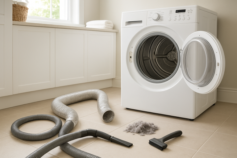 How to Clean a Dryer Vent Safely at Home