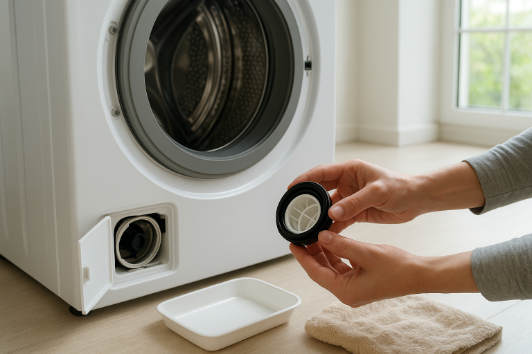 How to Clean a Washing Machine Filter Without a Mess