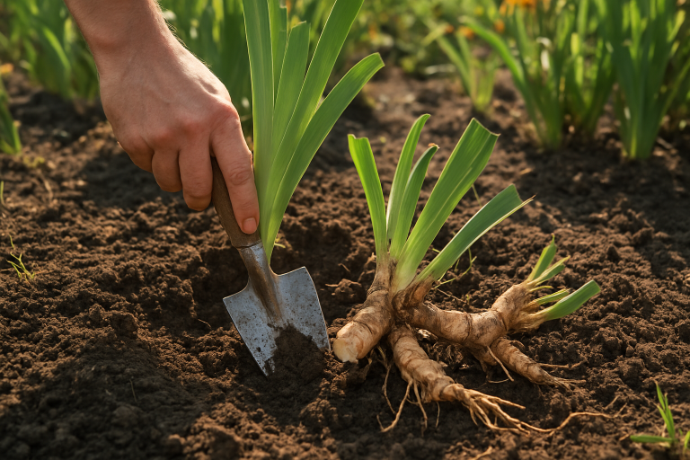 How to Divide Bearded Iris in Late Summer