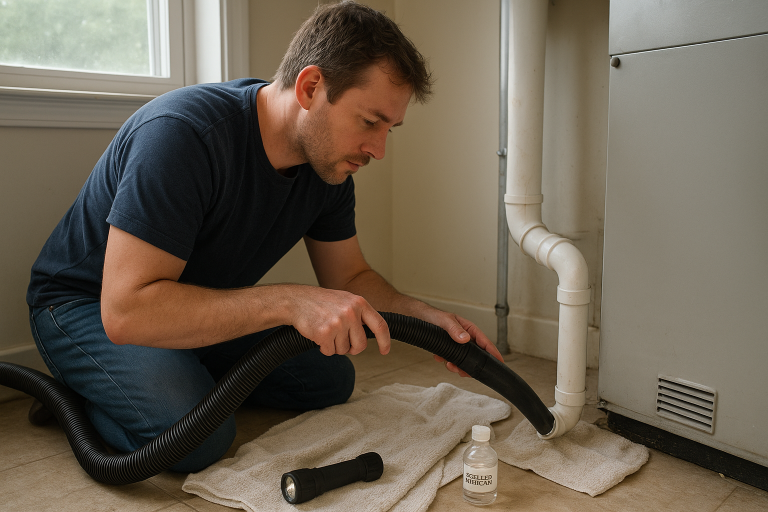 How to Unclog an AC Drain Line Before It Leaks