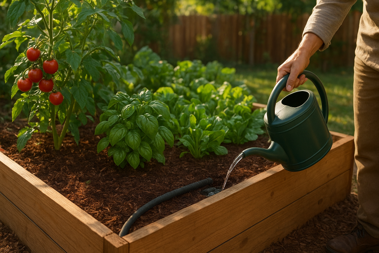 4 Smart Ways to Make Raised Beds Self-Watering