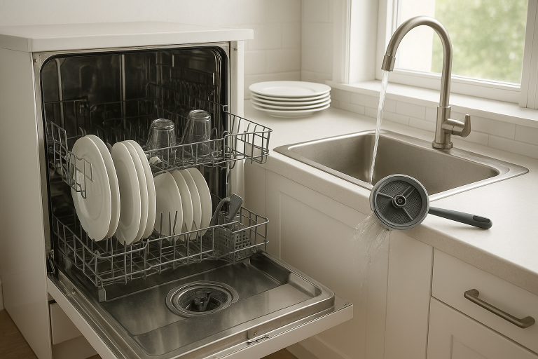 How to Clean a Dishwasher Filter and Stop Odors