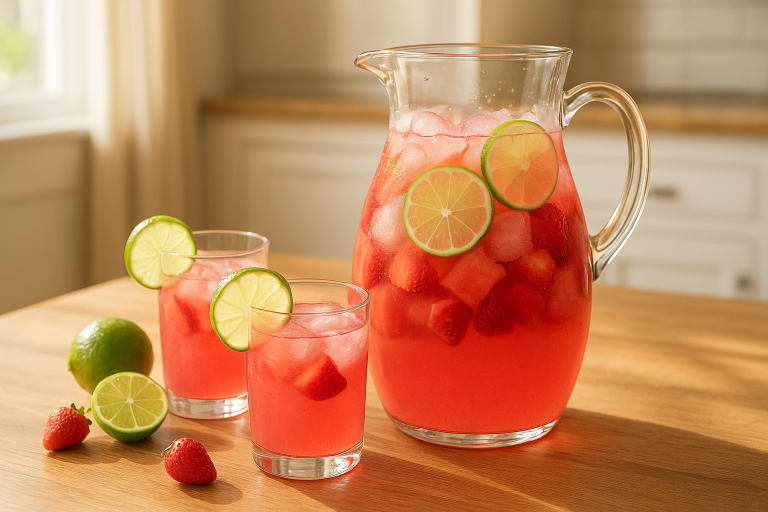 Easy Agua Fresca Recipe with Fruit, Lime, and Water