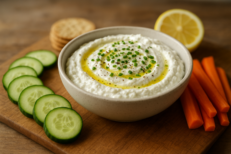 Whipped Cottage Cheese Dip Recipe in 5 Minutes