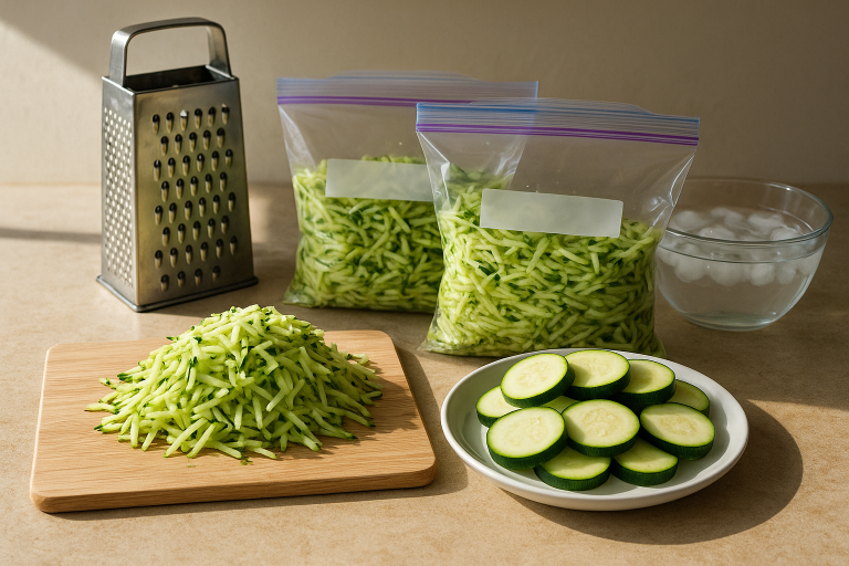 How to Freeze Zucchini for Bread, Soup, and Skillets
