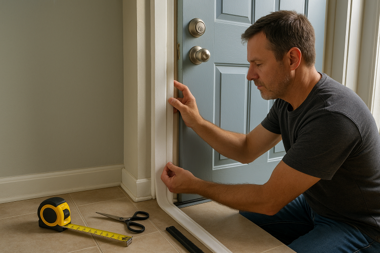 How to Weatherstrip a Drafty Door the Right Way