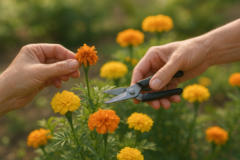 How to Deadhead Marigolds for More Summer Blooms