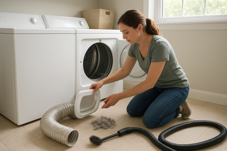 How to Clean a Dryer Vent the Safe, Easy Way