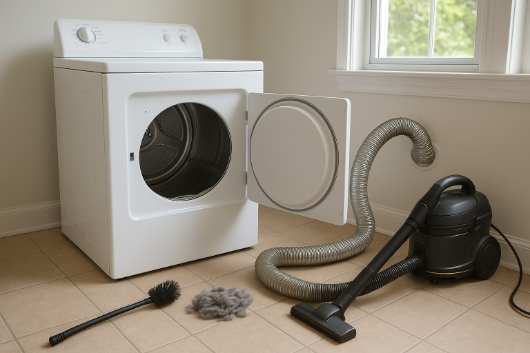 How to Clean a Dryer Vent the Safe, Simple Way