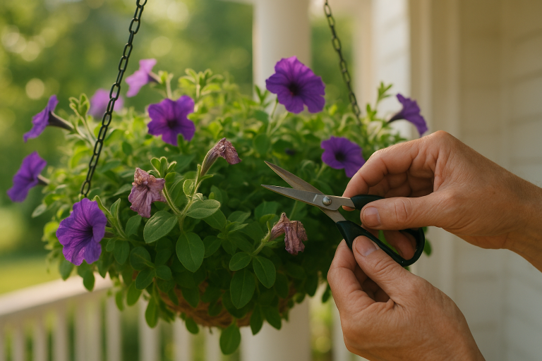How to Deadhead Petunias for More Summer Blooms
