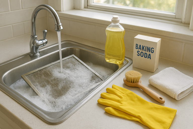 How to Clean a Range Hood Filter Without the Mess