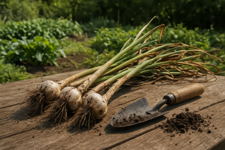 How to Harvest and Cure Garlic for Longer Storage