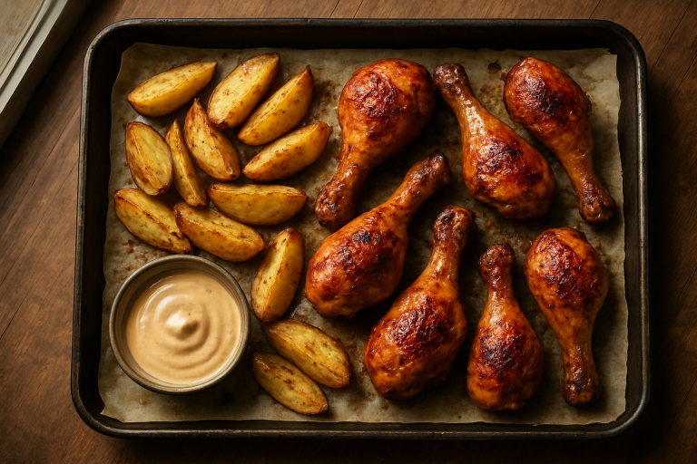 Easy Baked Chicken Drumsticks with Crispy Skin