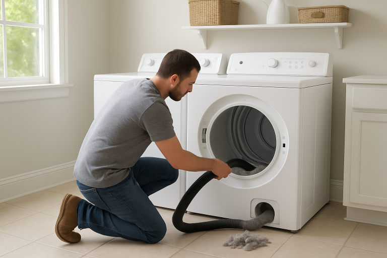 How to Clean a Dryer Vent from Inside and Outside