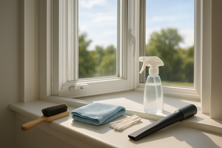 How to Clean Window Tracks Without Making Mud