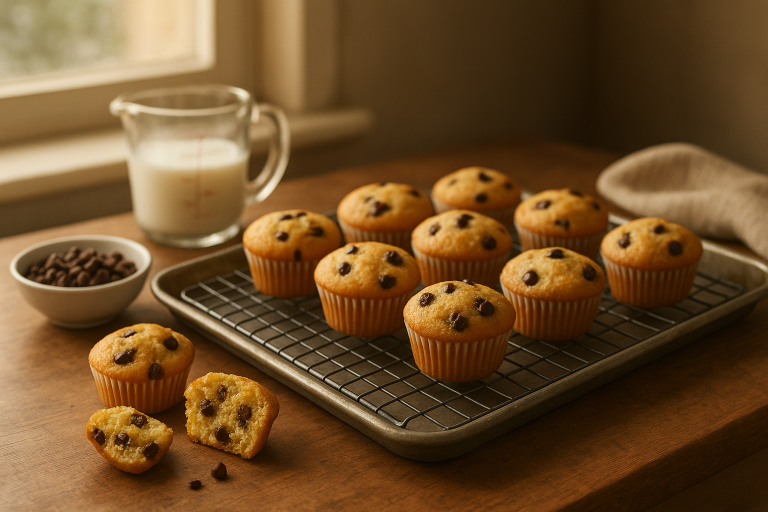 Easy Chocolate Chip Mini Muffins You Can Bake Fast