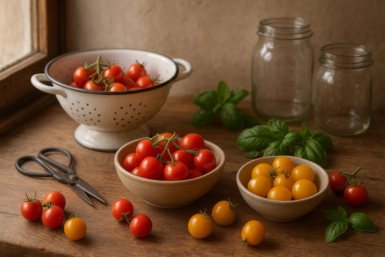 How to Handle a Cherry Tomato Harvest Overflow