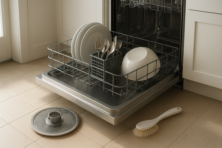 How to Clean a Dishwasher Filter the Right Way