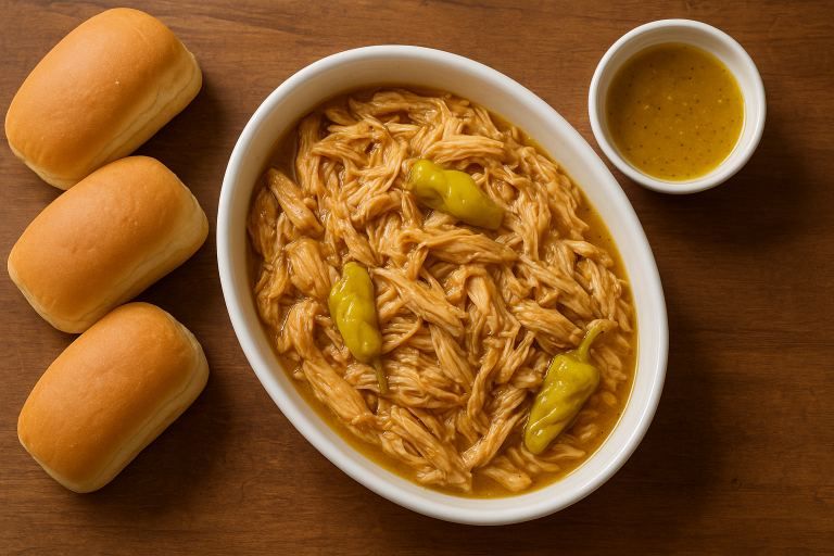 Easy Mississippi Chicken for the Slow Cooker