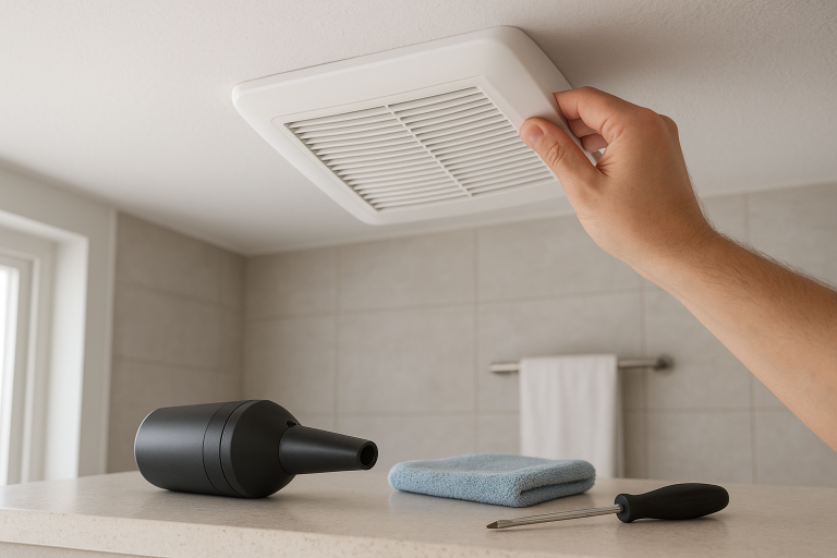 How to Clean a Bathroom Exhaust Fan Properly