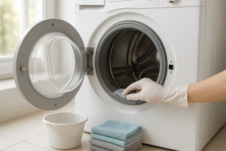 How to Clean a Front Load Washer Gasket
