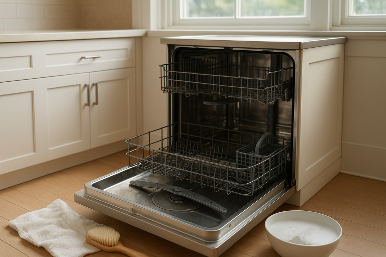 How to Clean a Dishwasher Filter and Spray Arms