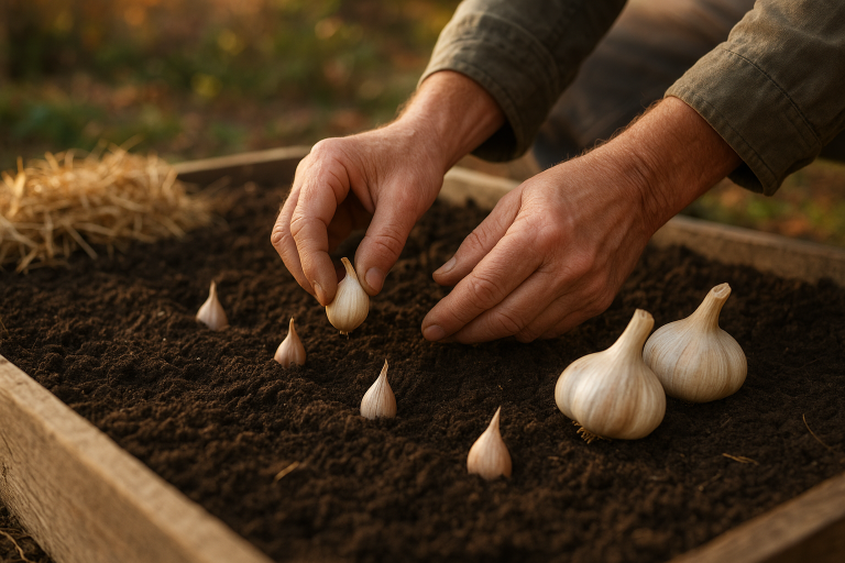 How to Plant Garlic in Fall for Bigger Summer Bulbs