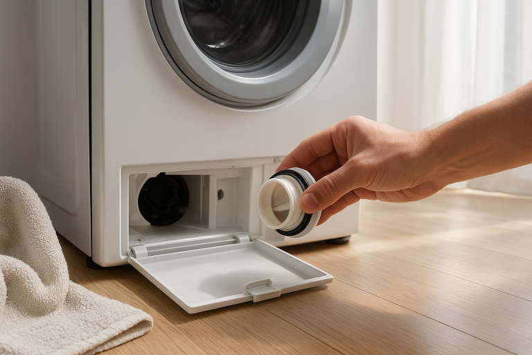 How to Clean a Washing Machine Drain Pump Filter