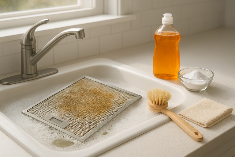 How to Clean a Range Hood Filter the Easy Way