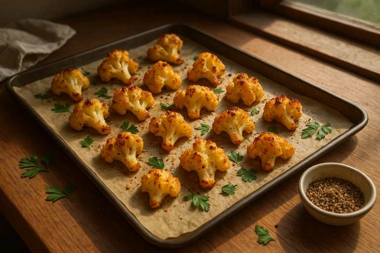 Perfect Roasted Cauliflower: Crispy, Golden, and Easy