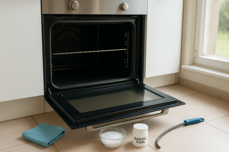 How to Clean Between Oven Door Glass Safely