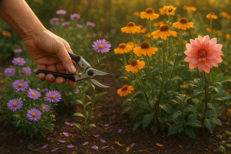 September Stagger Pruning for Fuller Fall Borders