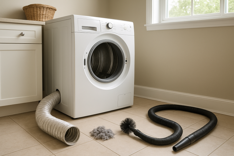 How to Clean a Dryer Vent Before Winter