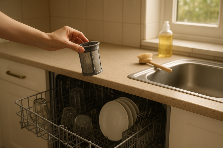 How to Clean a Dishwasher Filter in 10 Minutes
