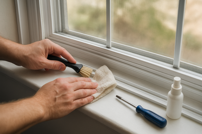 How to Clean Window Weep Holes Before Rainy Weather