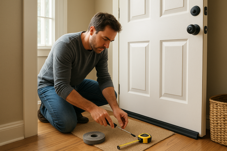 How to Weatherstrip an Exterior Door for Winter