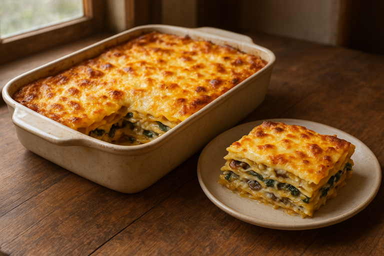 Butternut Squash Lasagna with Sage Béchamel