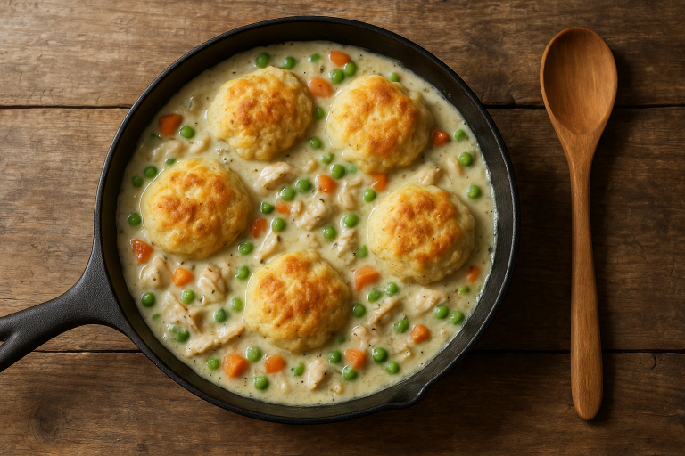 Easy Chicken and Dumplings with Fluffy Drop Dumplings